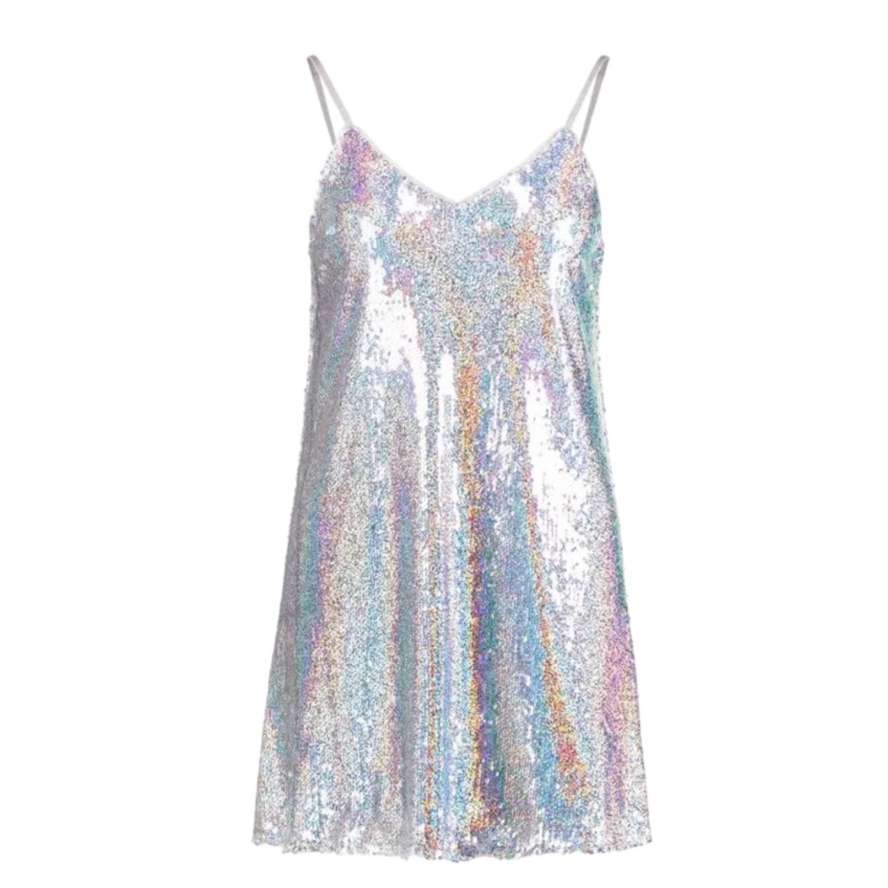 NEW LOOK | NWT Sequin Sparkling Mini Slip Dress